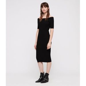NEW All Saints Lavine Bandeau Dress Small